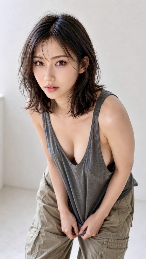 生成图：Oversized Tank Top 影棚 ALT 提示词 02