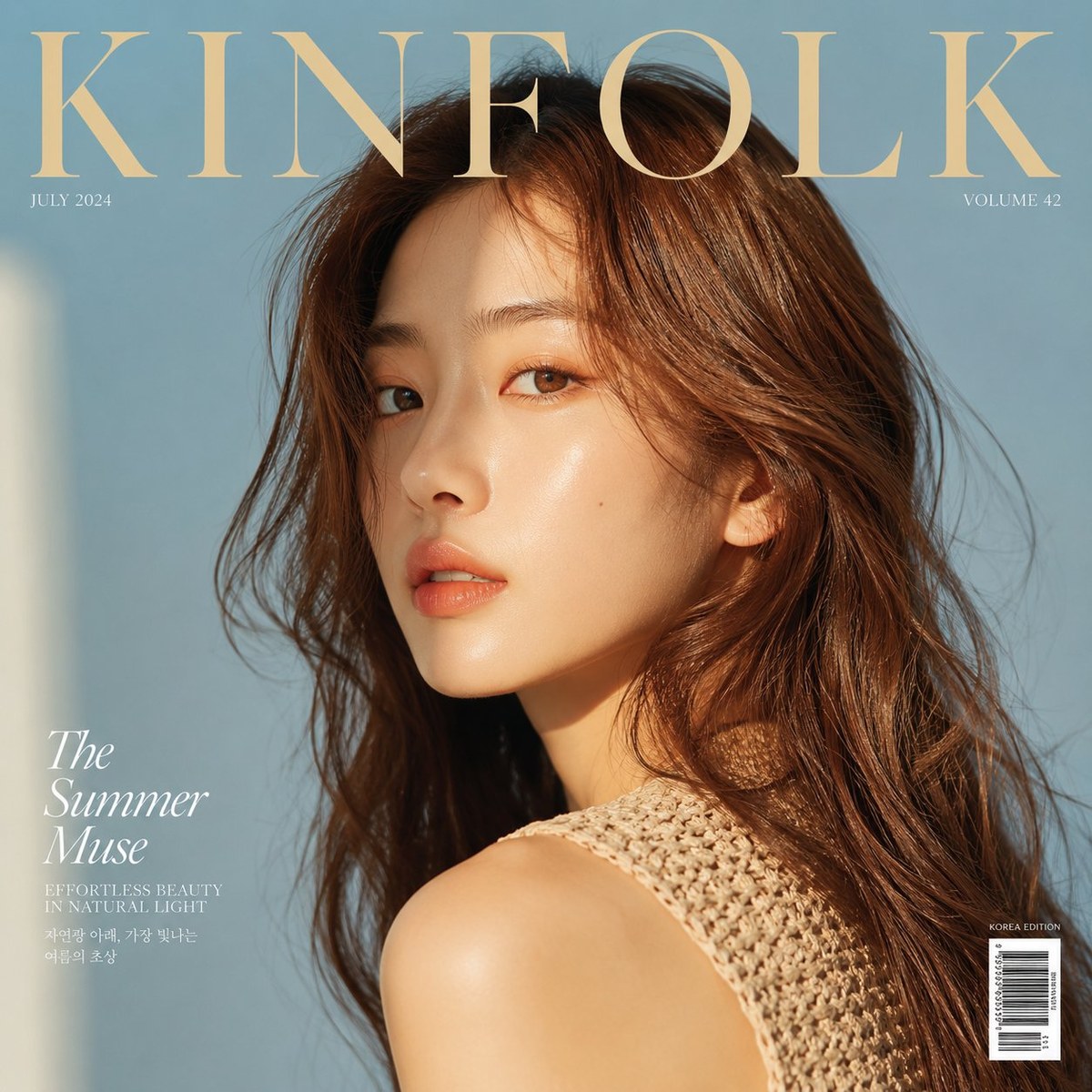 参考图：Kinfolk 黄金时刻东方松弛感封面提示词 01