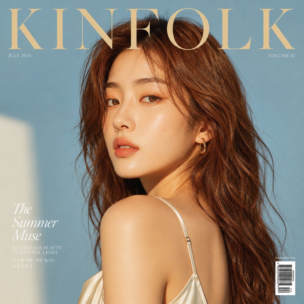 参考图：Kinfolk 黄金时刻东方松弛感封面提示词 02