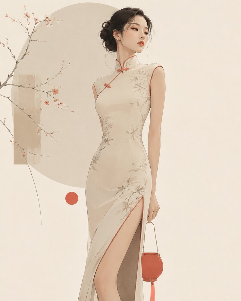 生成图：极简现代杂志儿童绘本插画风格 4